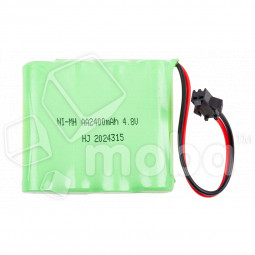Аккумулятор для игрушек Ni-Mh Flatpack разъем YP SM-2P 4.8V 2400 mAh