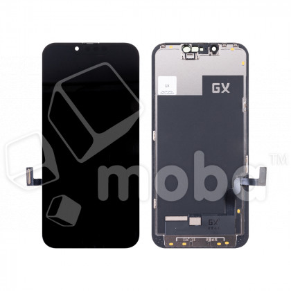 Дисплей для iPhone 13 (A2635) в сборе с тачскрином Черный GX (площадка под IC)