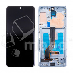 Дисплей для Samsung Galaxy S20+ (G985F) модуль с рамкой Синий - (OLED) (Full Size)