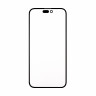 Стекло для переклейки iPhone 14 Pro Max в сборе с OCA пленкой Черный - OR (Mitsubishi)