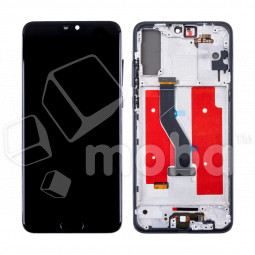 Дисплей для Huawei P20 Pro (CLT-L29) модуль с рамкой Черный - (OLED)