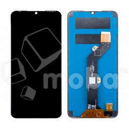 Дисплей для Tecno Spark 7 (KF6n) в сборе с тачскрином Черный - OR