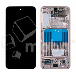 Дисплей для Samsung Galaxy S22 (S901B) модуль с рамкой Розовый - OR (SP)