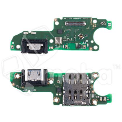 Шлейф для Huawei Nova Y73 плата системный разъем/разъем SIM/микрофон - Премиум