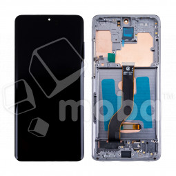 Дисплей для Samsung Galaxy S20+ (G985F) модуль с рамкой Серый - (OLED) (Full Size)