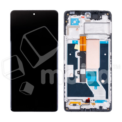 Дисплей для Tecno Pova 6 4G (LI7) модуль с рамкой Черный - OR