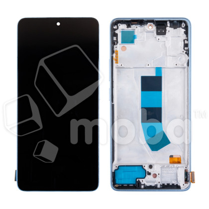 Дисплей для Xiaomi Redmi Note 13 4G (23129RAA4G/23124RA7EO/23129RA5FL) модуль с рамкой Синий - (In-Cell)