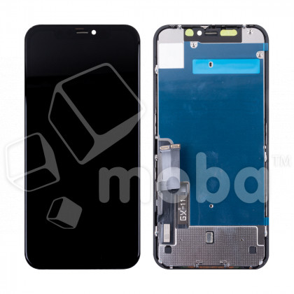 Дисплей для iPhone 11 (A2221) в сборе с тачскрином Черный GX (площадка под IC)