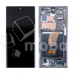 Дисплей для Samsung Galaxy S23 Ultra (S918B) модуль с рамкой Зеленый - OR (SP)
