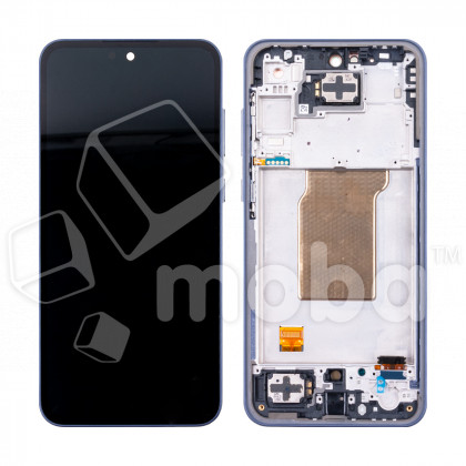 Дисплей для Samsung Galaxy A35 5G (A356E) модуль с рамкой Синий - OR (SP)