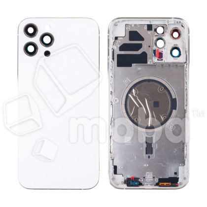 Корпус для iPhone 12 Pro Max (1 Sim) Белый - Премиум