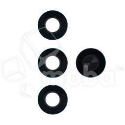 Стекло камеры для Huawei Honor X8c (ABR-LX1) (комплект 4 шт.) Черный