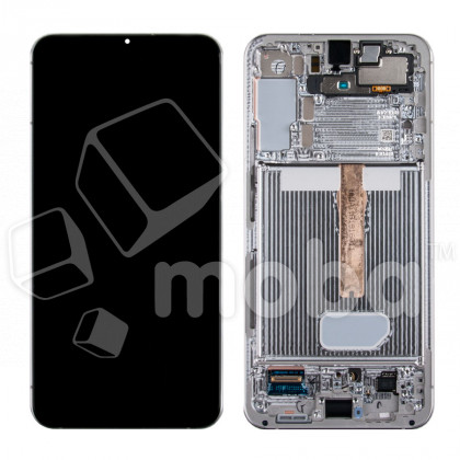 Дисплей для Samsung Galaxy S22+ (S906B) модуль с рамкой Белый - OR (SP)