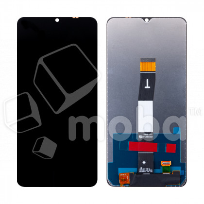 Дисплей для Xiaomi Redmi 12C/Poco C55 (22120RN86G) в сборе с тачскрином Черный - Оптима