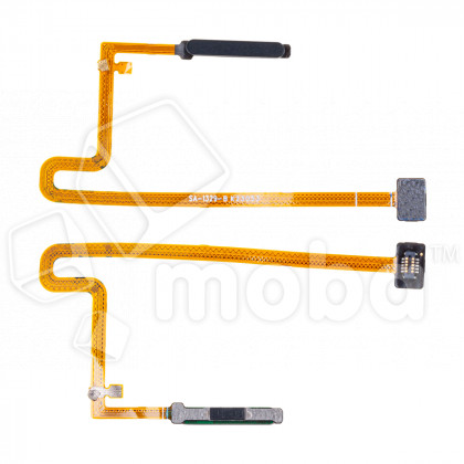 Шлейф для Realme 10 4G (RMX3630) сканер отпечатка пальцев Черный