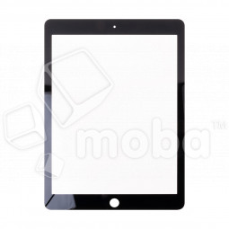 Стекло для переклейки iPad Pro 9.7" 2016 (A1673/A1674/A1675) в сборе с OCA пленкой Черный - OR (Mitsubishi)
