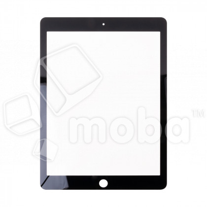 Стекло для переклейки iPad Pro 9.7" 2016 (A1673/A1674/A1675) в сборе с OCA пленкой Черный - OR (Mitsubishi)