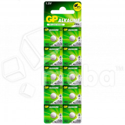 Батарейка AG3/LR736/LR41/392A/192 GP Alkaline 1.5V (10 шт. в блистере)