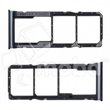 Держатель SIM для Xiaomi Redmi Note 8/8 2021 (M1908C3JC/M1908C3JGG) Черный