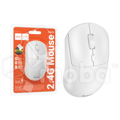 Мышь беспроводная Hoco GM42 Белый
