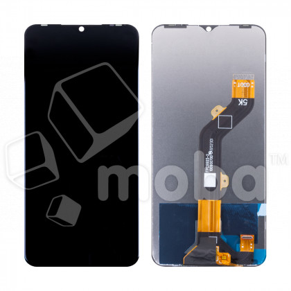Дисплей для Tecno Spark 8C (KG5n) в сборе с тачскрином Черный - OR