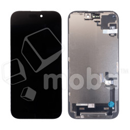 Дисплей для iPhone 15 (A3090) в сборе с тачскрином Черный - (In-Cell, Full HD) (с верификацией = с привязкой без ошибки)