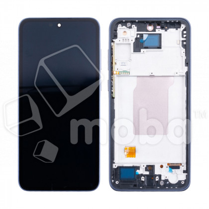 Дисплей для Samsung Galaxy A35 5G (A356E) модуль с рамкой Синий - (OLED) (Full Size)