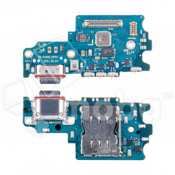 Шлейф для Samsung Galaxy S21 FE (G990E/America/EU version) плата на системный разъем/разъем SIM/микрофон - Премиум