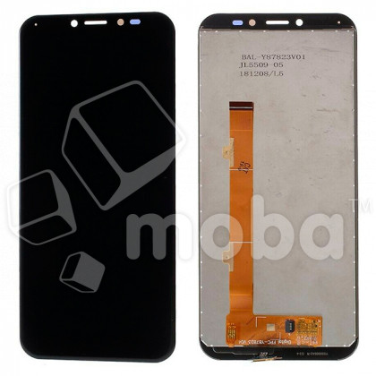 Дисплей для Alcatel 1S (OT-5024D) в сборе с тачскрином Черный - Оптима