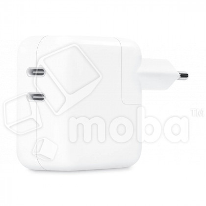 Сетевое зарядное устройство Type-C для iPhone 15/15 Plus/15 Pro/15 Pro Max/16/16 Plus/16 Pro/16 Pro Max (50W, PD, 2 порта) Белый