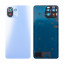 Задняя крышка для Xiaomi Mi 11 Lite/Mi 11 Lite 5G/11 Lite 5G NE (M2101K9AG/M2101K9G/2109119DG) Голубой - Премиум