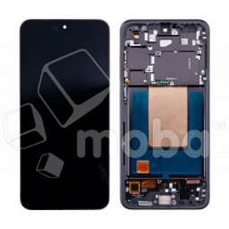 Дисплей для Samsung Galaxy S24 FE (S721B) модуль с рамкой Черный - (OLED) (Full Size)