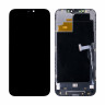 Дисплей для iPhone 12 Pro Max (A2411) в сборе с тачскрином Черный - (Hard OLED) (площадка под IC)