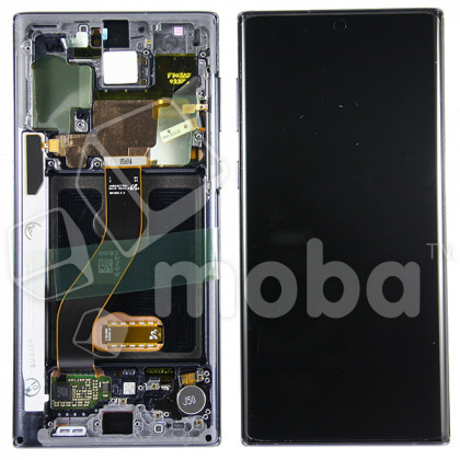 Дисплей для Samsung Galaxy Note 10 (N970F/N971F) модуль с рамкой Черный - OR (SP)
