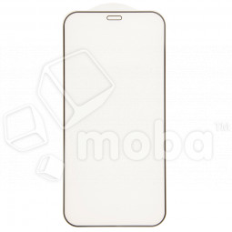 Защитное стекло "Премиум" для iPhone 12 mini Черный (Закалённое+, полное покрытие)