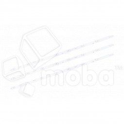 Светодиодная подсветка для телевизоров Panasonic/Philips 43" 4708-K43WDD-A3117N01/TX-43GR300 (комплект 3 шт.)