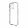 Чехол-накладка для iPhone 15 Pro (с защитой камеры, прозрачный)