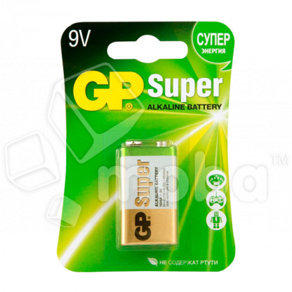 Батарейка "Крона" 6LR61 GP Super Alkaline 9V