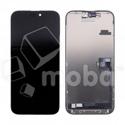 Дисплей для iPhone 16 Pro Max (A3296) в сборе с тачскрином Черный - (In-Cell) (площадка под IC)