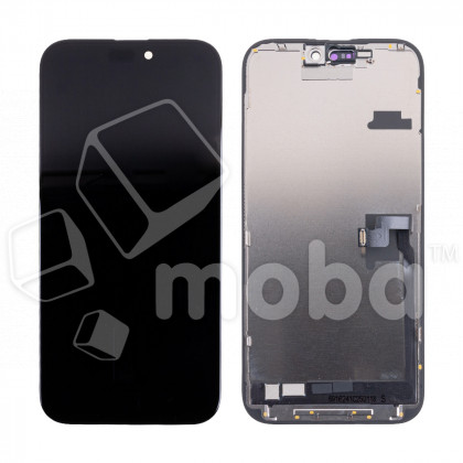 Дисплей для iPhone 16 Pro Max (A3296) в сборе с тачскрином Черный - (In-Cell) (площадка под IC)