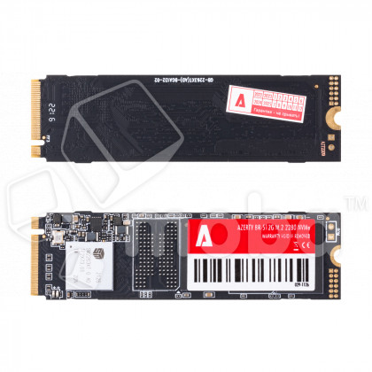 Внутренний SSD накопитель Azerty BR 512GB (PCI-E 3.0, M.2 2280 NVMe, NAND 3D TLC)