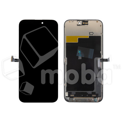 Дисплей для iPhone 15 Pro Max (A3106) в сборе с тачскрином Черный - (In-Cell, Full HD, 120 Гц) (площадка под IC)