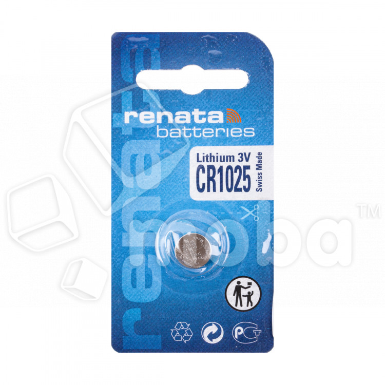 Купить оптом Батарейка CR1025 Renata Lithium 3V с доставкой по РФ ...