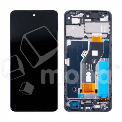 Дисплей для Tecno Spark Go 2024 (BG6) модуль с рамкой Черный - OR