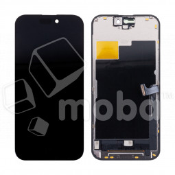 Дисплей для iPhone 15 Pro (A3102) в сборе с тачскрином Черный - (In-Cell) (площадка под IC)