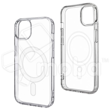 Чехол-накладка для iPhone 15 Pro Max (Magsafe, прозрачный)