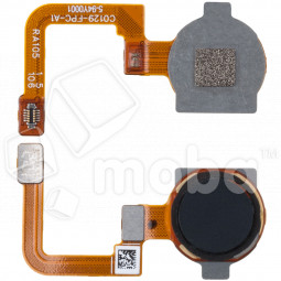 Шлейф для Realme C21Y/C25Y (RMX3263/RMX3269) сканер отпечатка пальцев Черный