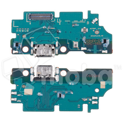 Шлейф для Samsung Galaxy A17 4G (A175F) плата системный разъем/разъем гарнитуры/микрофон