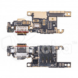 Шлейф для Huawei P60/P60 Pro (LNA-LX9/MNA-LX9) плата на системный разъем/разъем SIM/микрофон