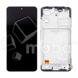 Дисплей для Xiaomi Poco X5 5G/Redmi Note 12 5G (22111317PG/22111317I) модуль с рамкой Черный - (OLED)